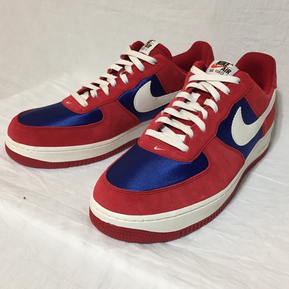 air force red suede